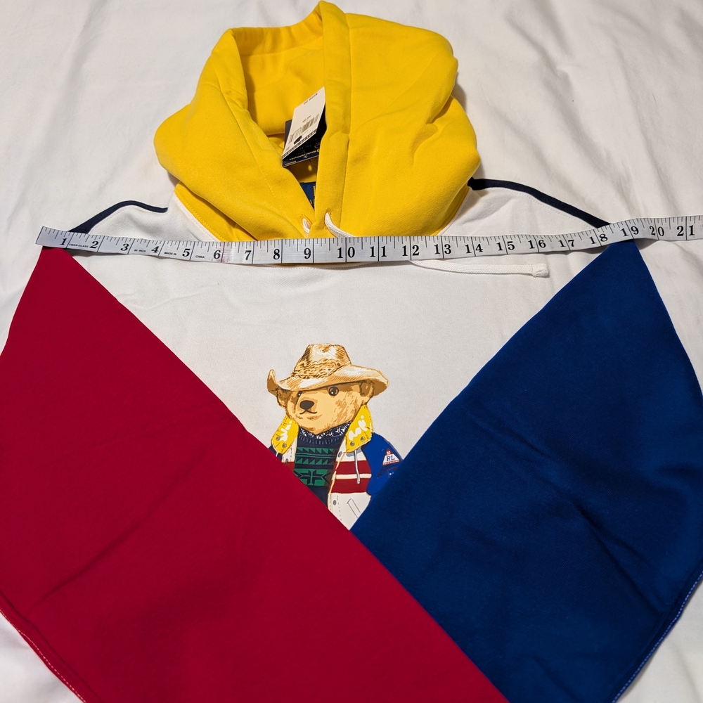 Polo by Ralph Lauren Men's Colorblock Bear Hoodie - Picture 6 of 13